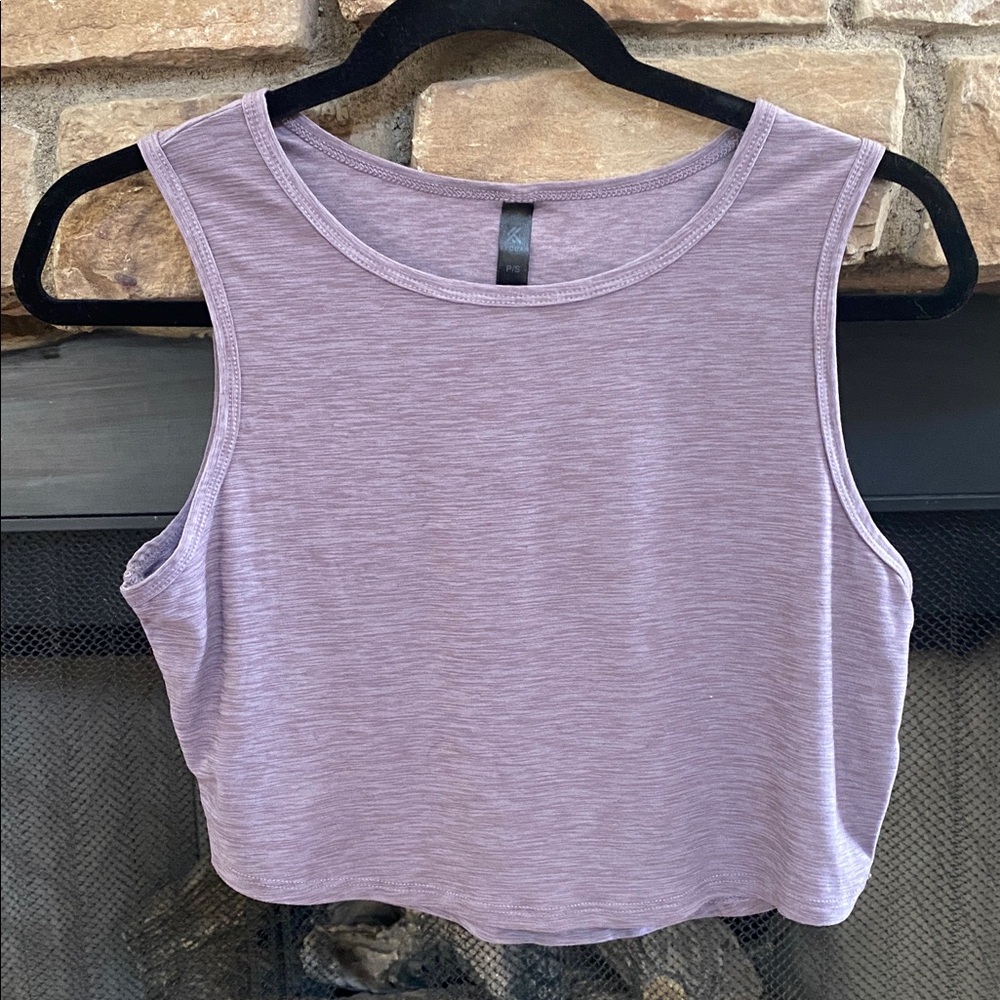 Kyodan Mauve Sleeveless crop top. Small